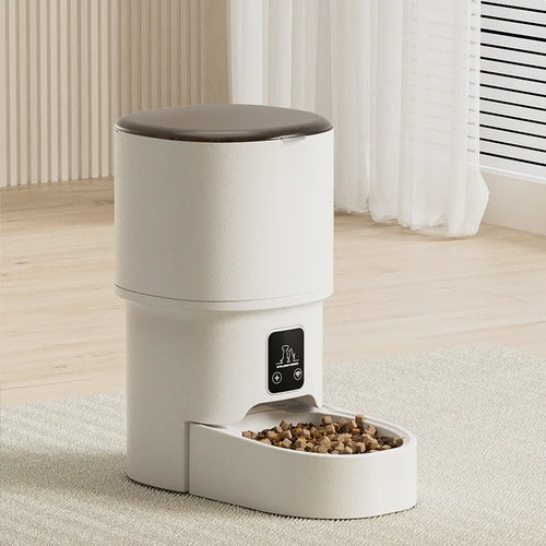 4L Smart Automatic Pet Feeder WiFi Enabled Intelligent Cat Dog Food Dispenser for Cats And Dogs with Button Control