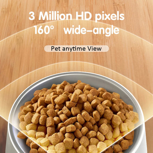 6L Smart Automatic Cat Feeder WiFi Pet Feeder with APP Control for  Feeding  Automatic Cat Food Dispenser Meals for Large Dog